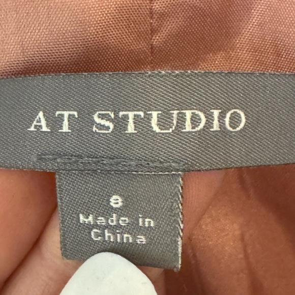 AT Studio wool pink tweed fringe blazer - Picture 7 of 9